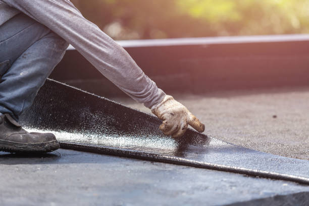 Professional Waterproofing technician working in Franklin, VA